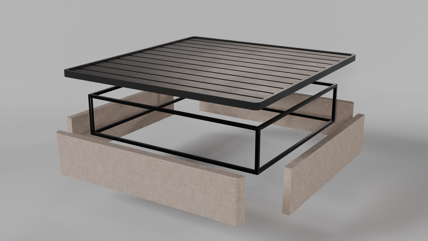 RUBY UPHOLSTERED BED