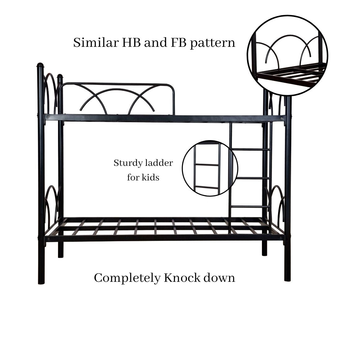 Milan Bunk Bed - metallikafurniture.com