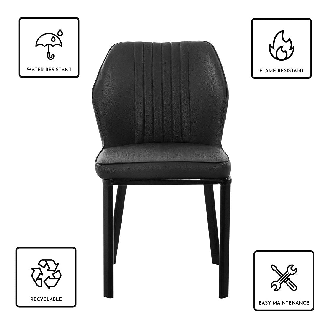 Latvia Metal Dining Chair - metallikafurniture.com