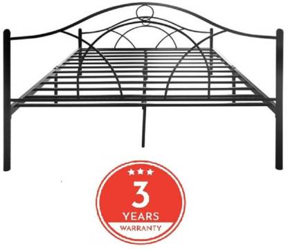 Bari Metal King Brown Bed - metallikafurniture.com