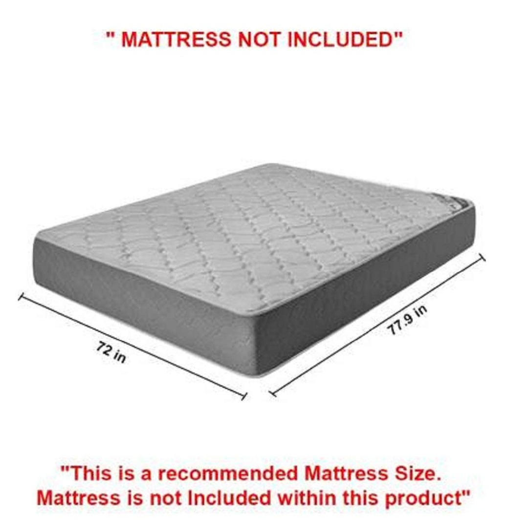 Zurich Metal Queen Size Bed - Black - metallikafurniture.com