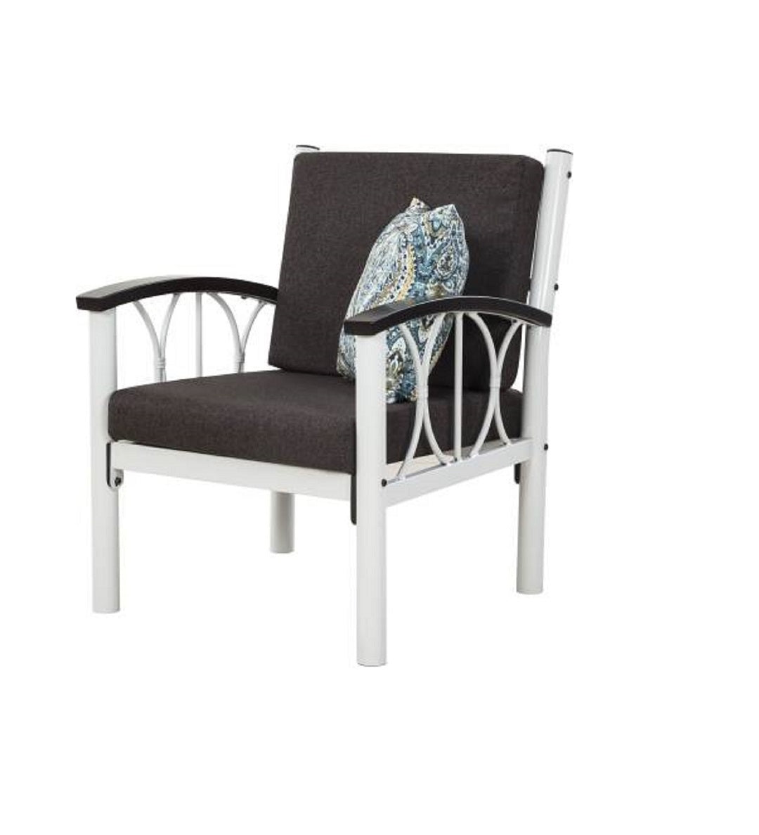 Mesa Fabric 3 + 1 + 1 Ivory Sofa Set - metallikafurniture.com