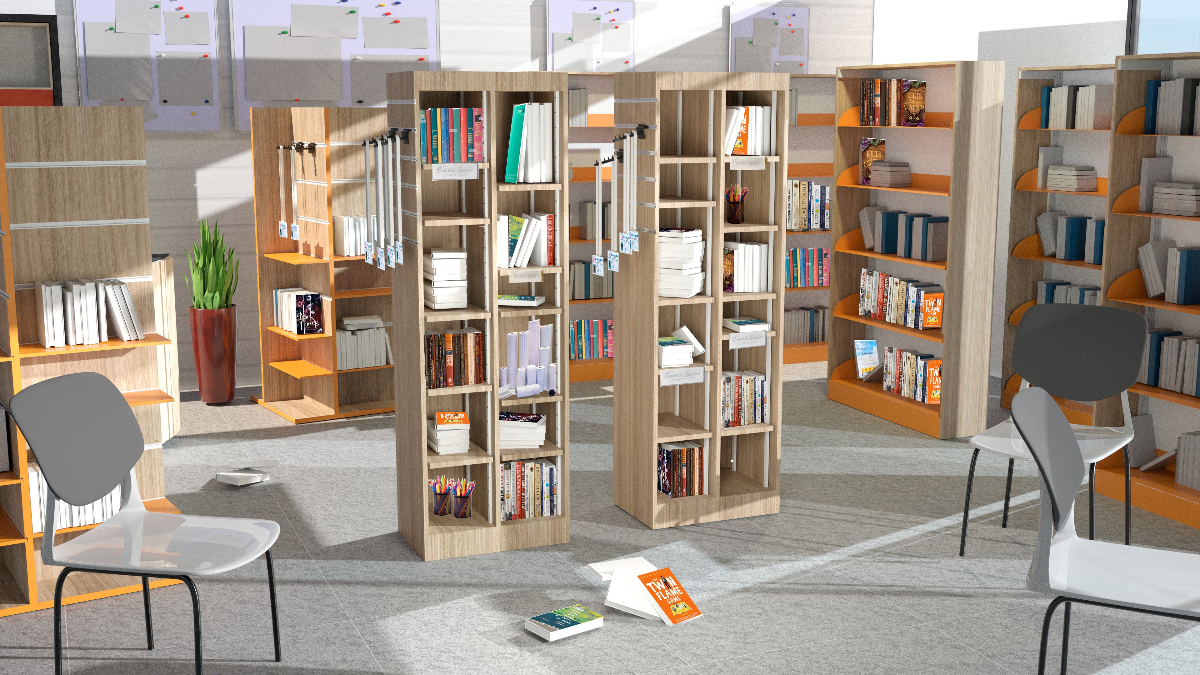 LIBRARY RANGE - MODERN Furniture Works India LLP | Metallika