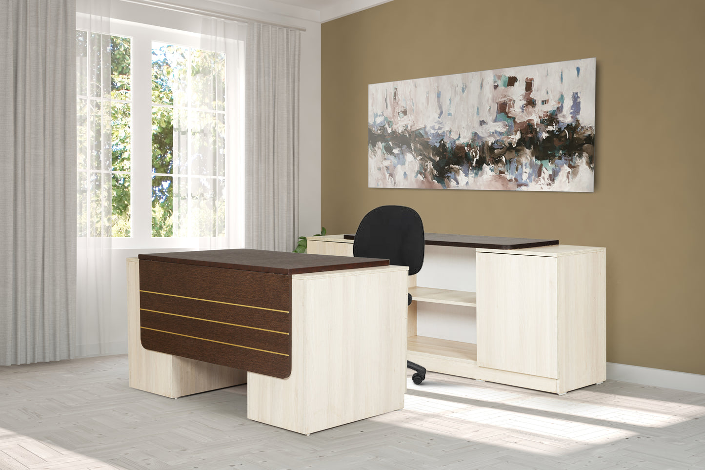 Zebra Office Table