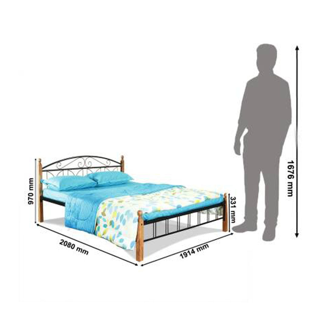 Georgia Double Bed - metallikafurniture.com