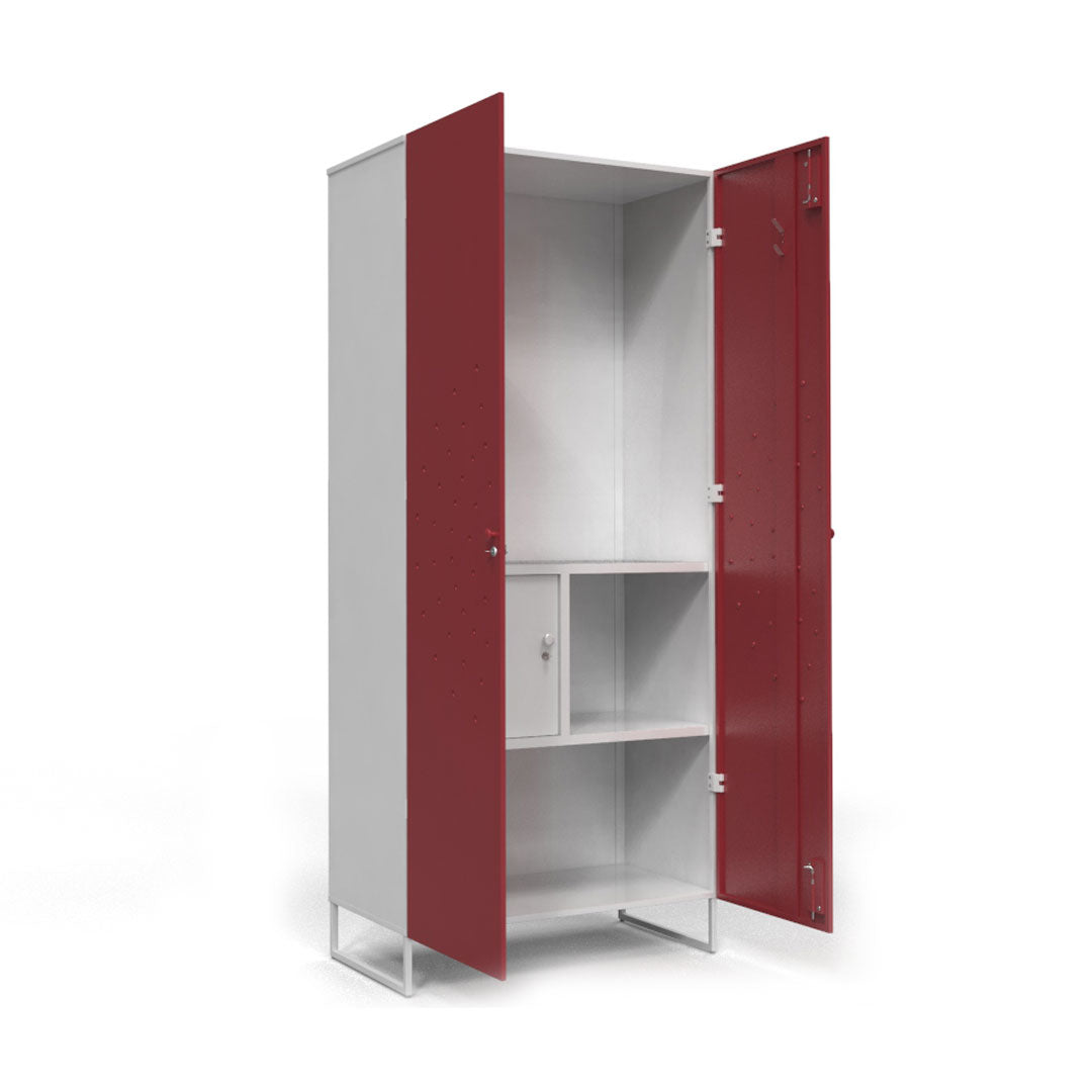 Rhine with Locker Wardrobe - metallikafurniture.com