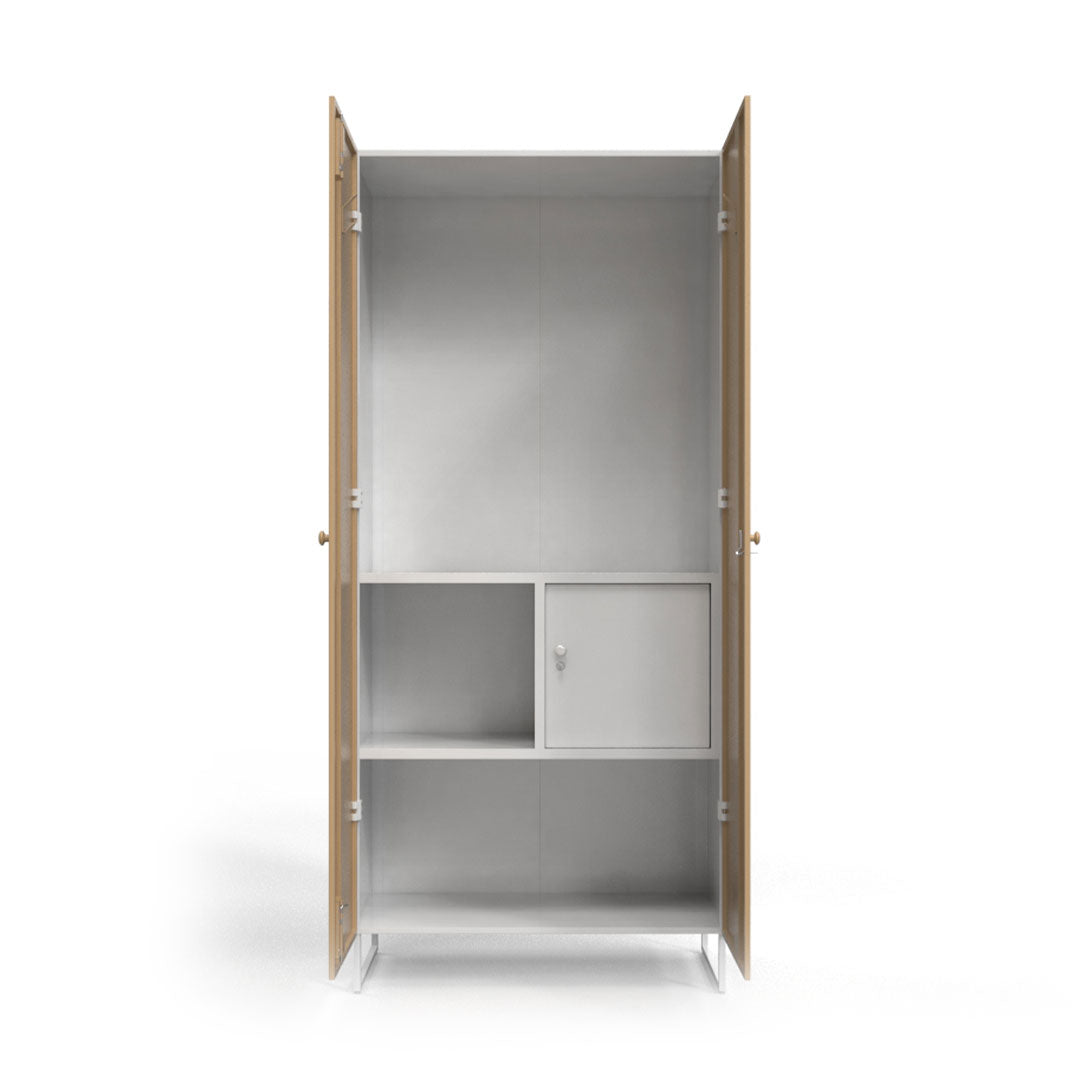 Zeya with Locker Wardrobe - metallikafurniture.com