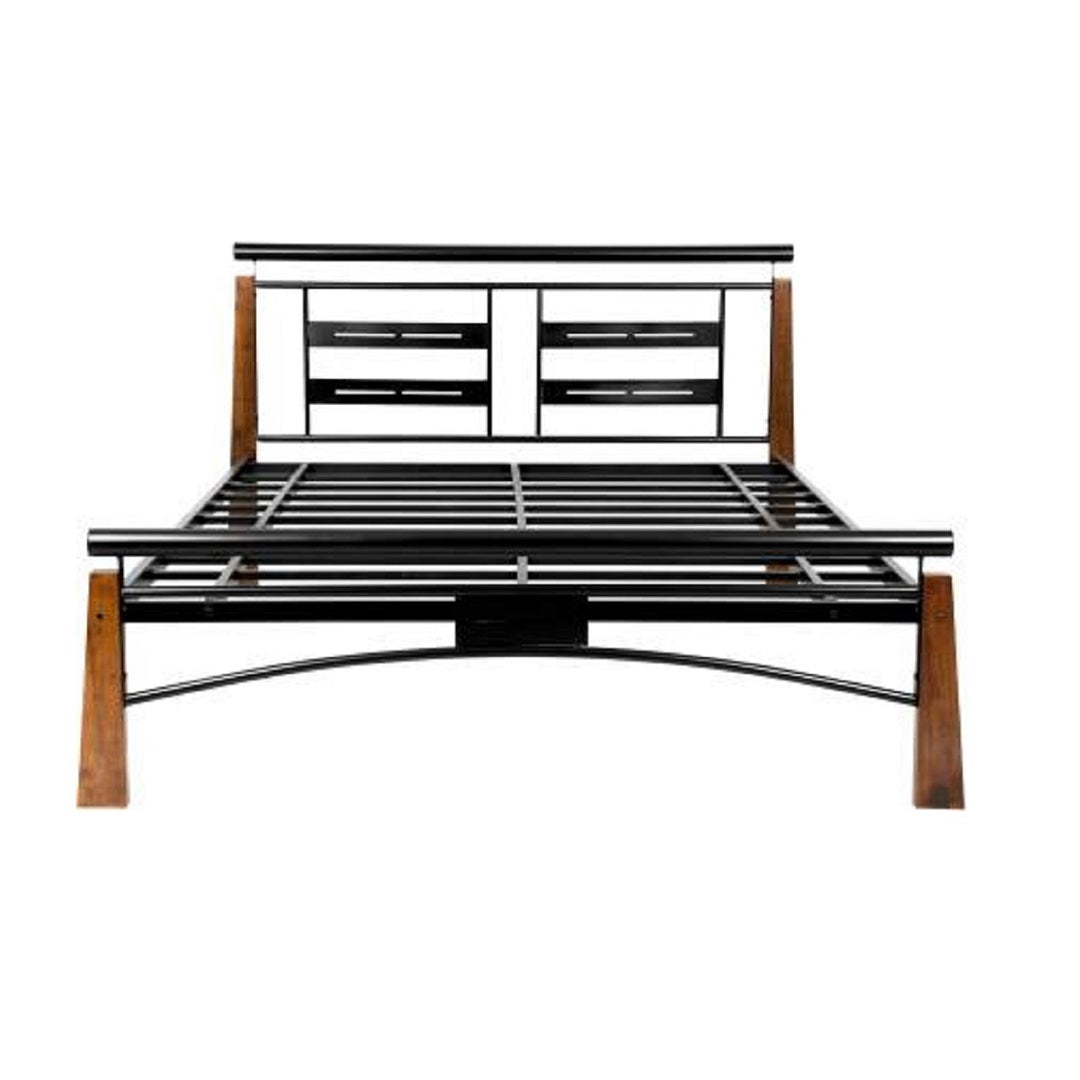 Dallas Metal King Bed Black - metallikafurniture.com
