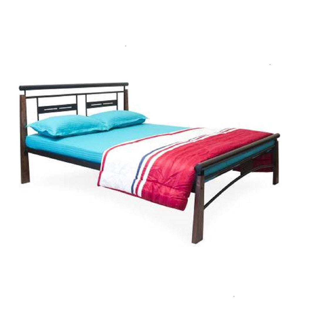 Dallas Metal King Bed Black - metallikafurniture.com