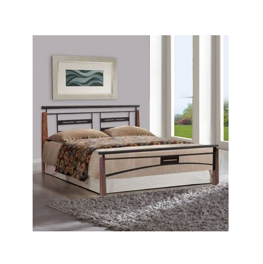 Dallas Metal King Bed Black - metallikafurniture.com