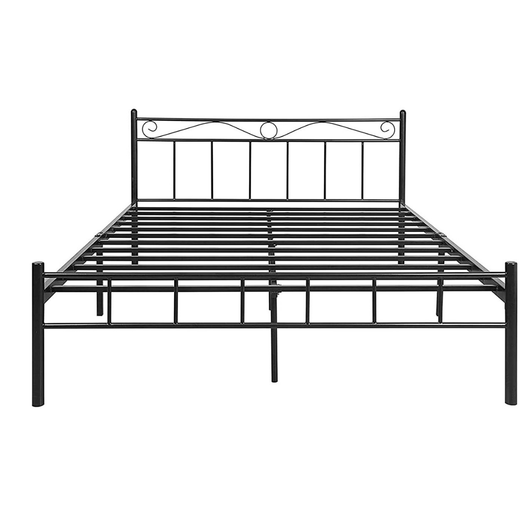 London Metal King Bed - Black - metallikafurniture.com