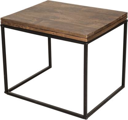 Albany Solid Wood Bedside Table - Walnut Finish - metallikafurniture.com
