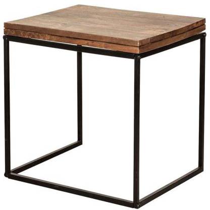 Albany Solid Wood Bedside Table - Walnut Finish - metallikafurniture.com