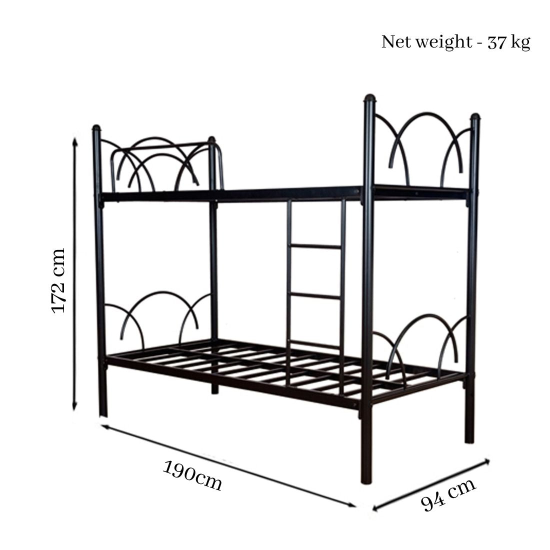 Milan Bunk Bed - metallikafurniture.com