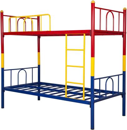 Metallika Valencia Metal Bunk Bed  (Finish Color - Multicolor) By FurnitureKraft - metallikafurniture.com