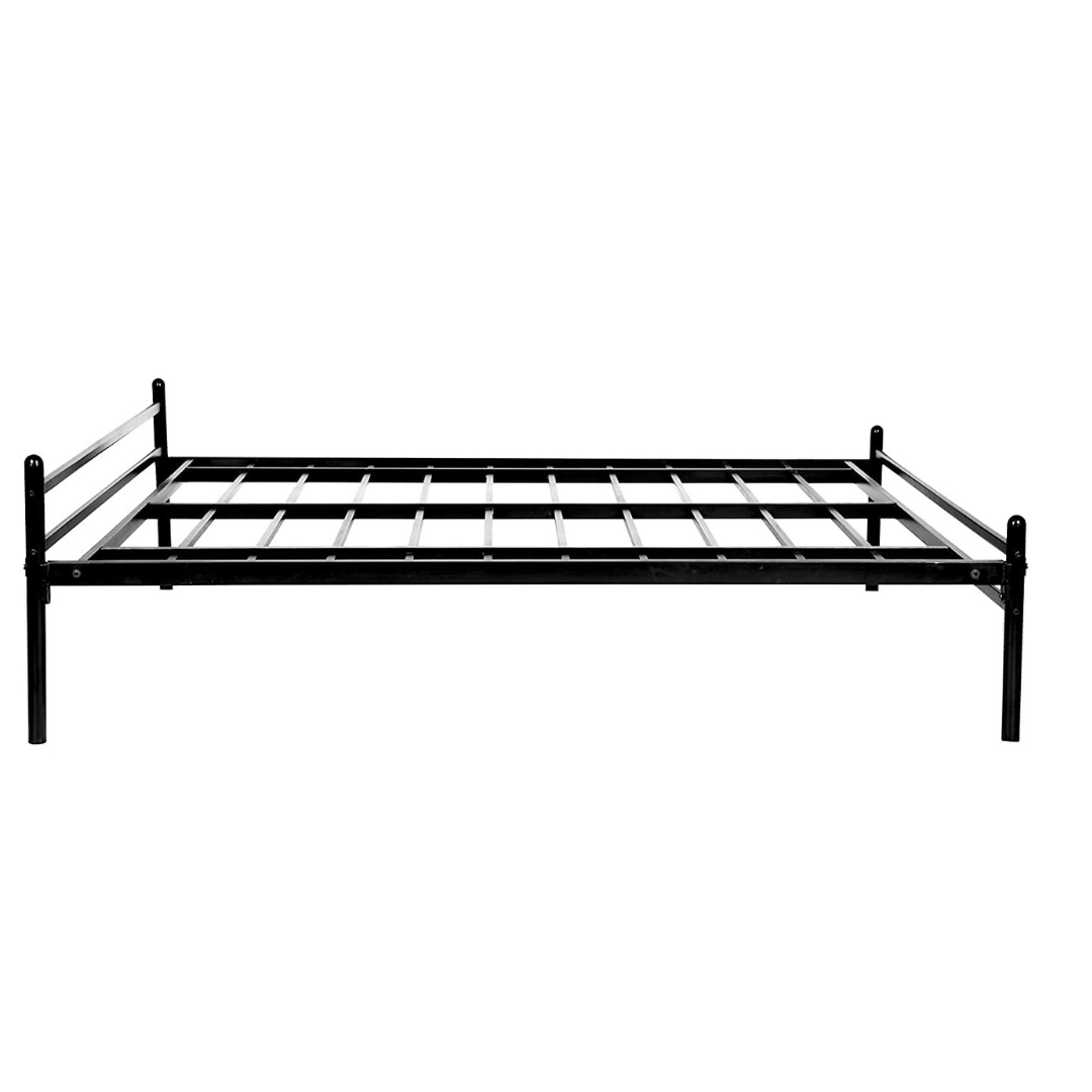 Zurich Metal Queen Size Bed - Black - metallikafurniture.com