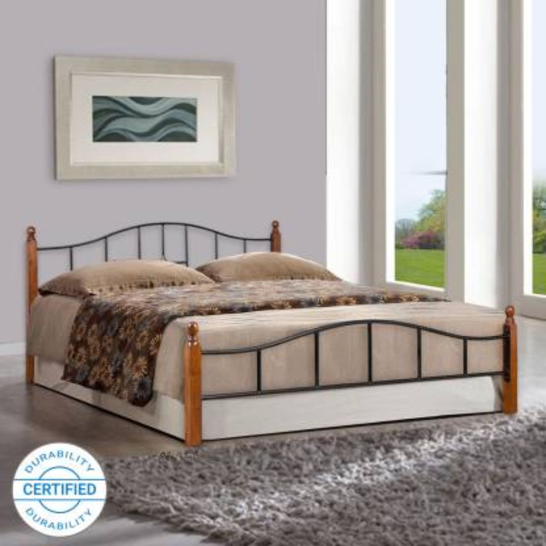 Kansas Metal Queen Bed - metallikafurniture.com