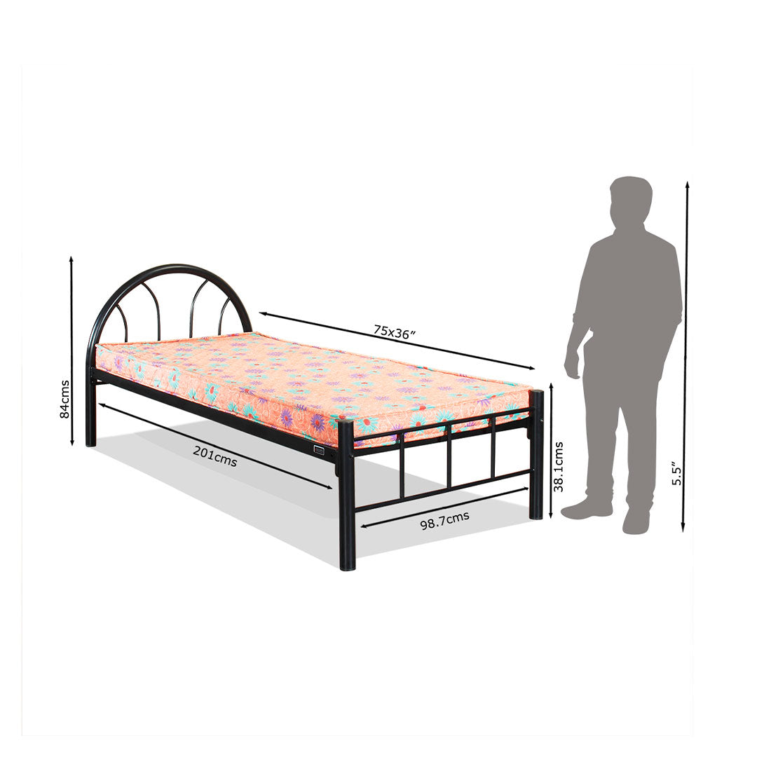 Canberra Single Bed - metallikafurniture.com