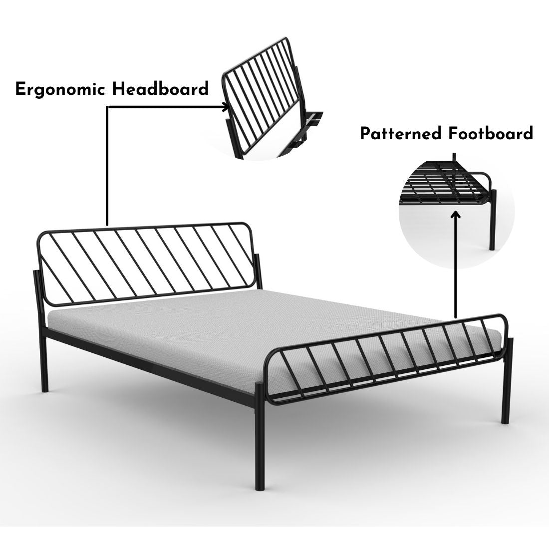Oblique Bed - metallikafurniture.com