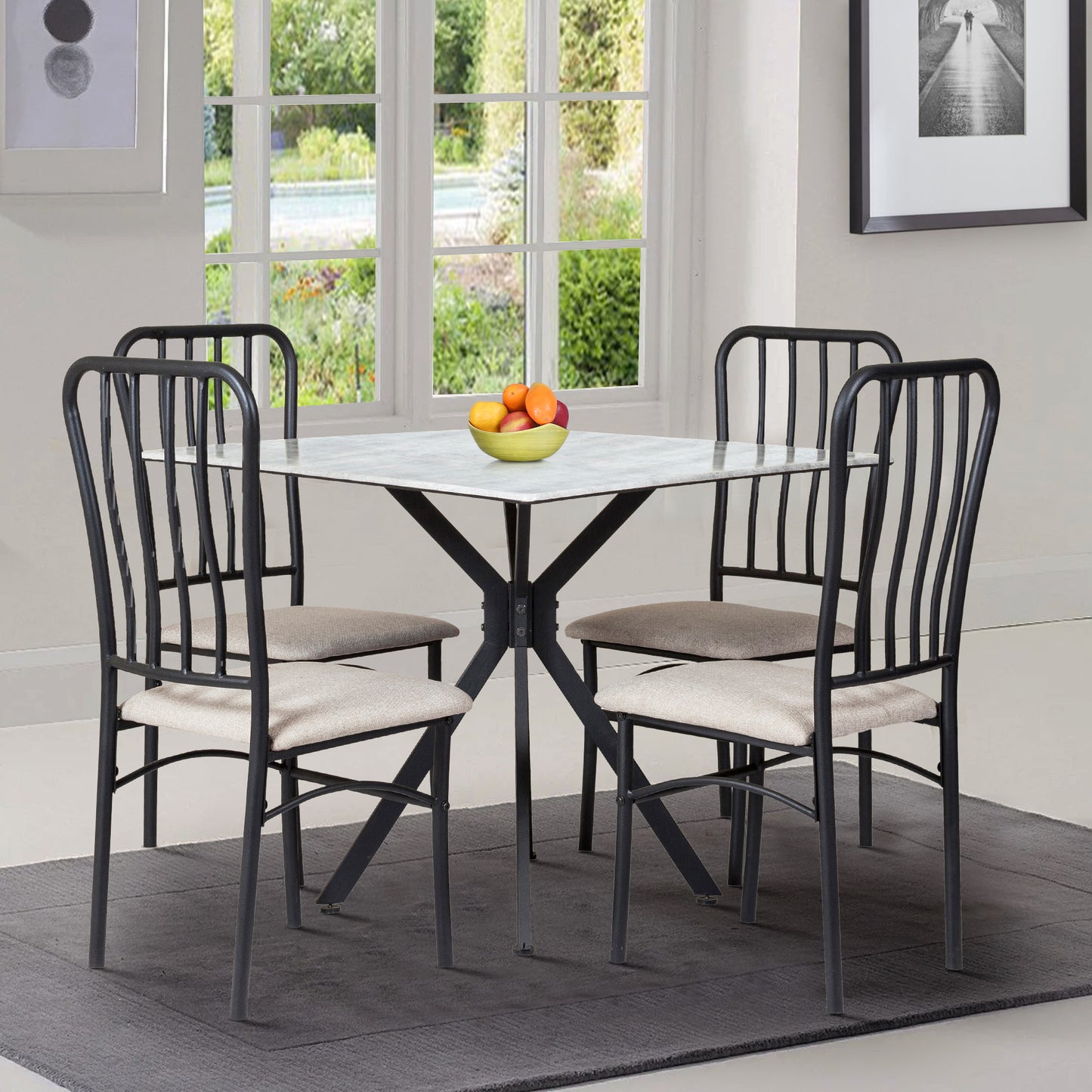 Miami Dining Set - metallikafurniture.com