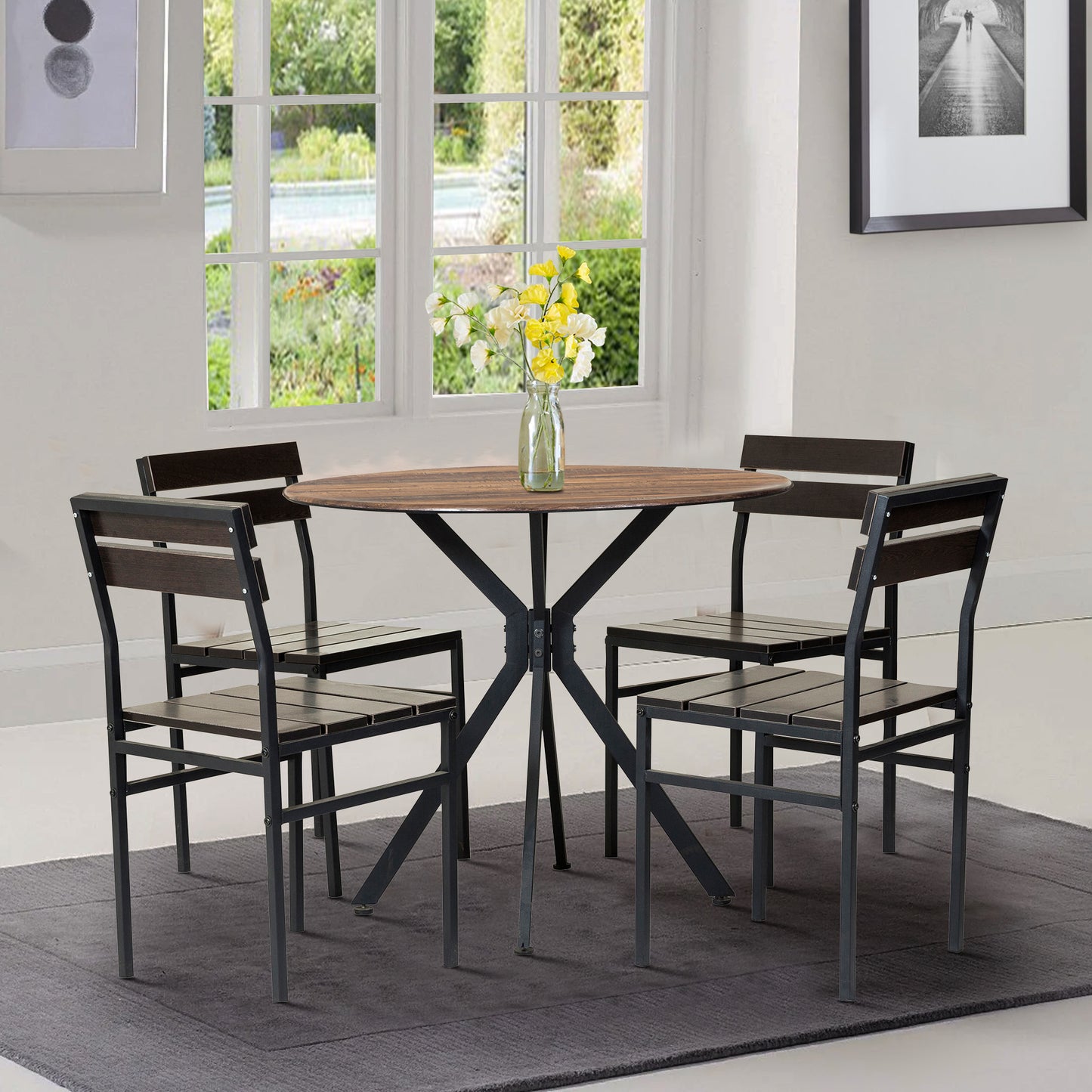 Omaha Dining Set - metallikafurniture.com